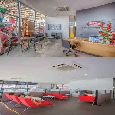 ติดตั้งแอร์โชว์รูม Toyota Sure 2