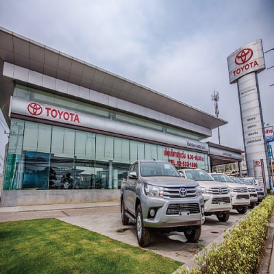 ติดตั้งแอร์โชว์รูม Toyota PS Enterprise 1